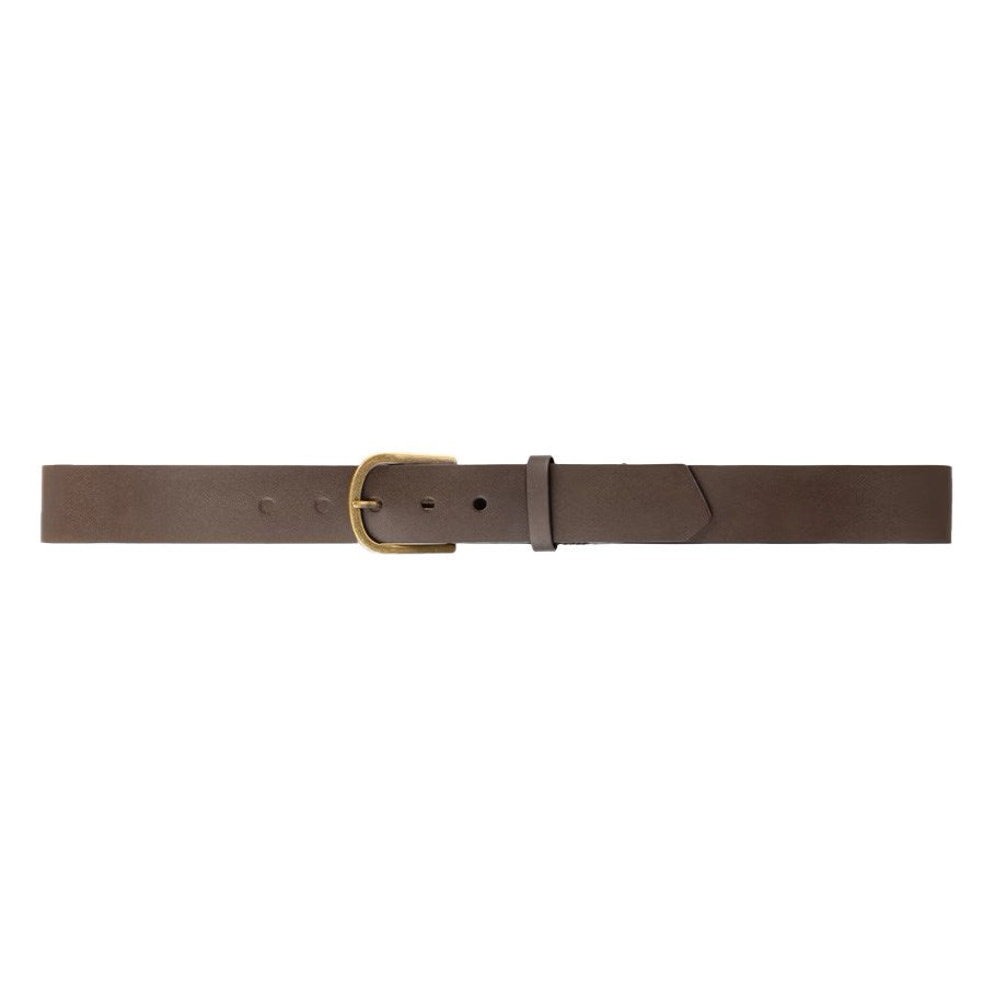 Travis Mathew Jinx 2.0 Golf Belt - Dark Brown Genuine Leather