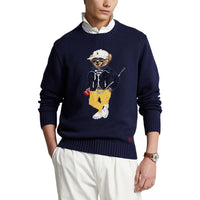 Polo Performance Ralph Lauren Polo Bear Cotton-Blend Sweater - French Navy