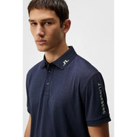 J.Lindeberg Tour Tech Reg Fit Golf Polo Shirt - Navy Melange