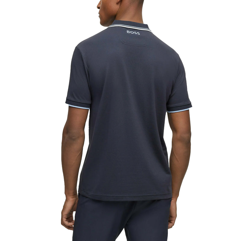 BOSS Paddy Pro Golf Polo Shirt - Dark Blue