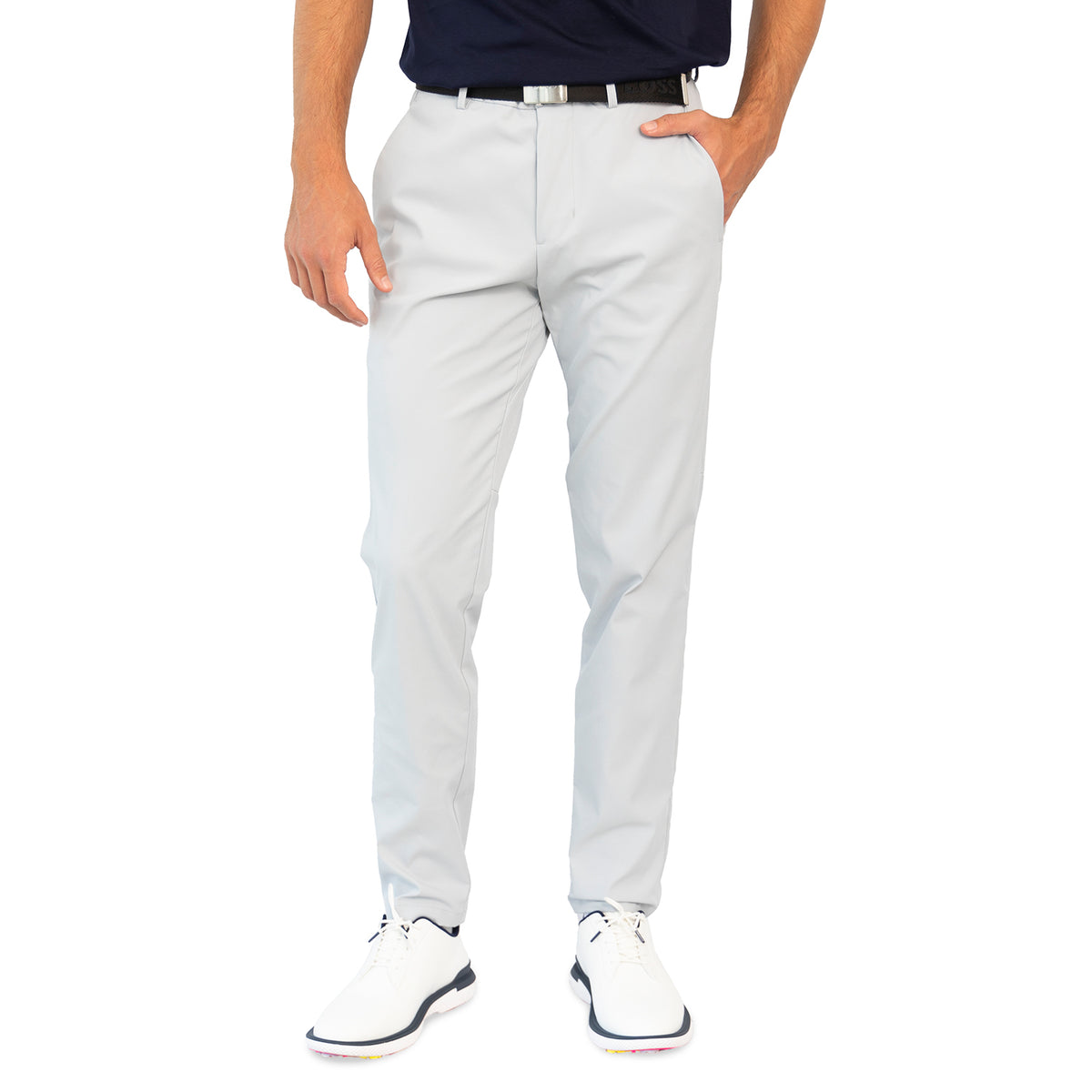 BOSS Phoenix Regular Fit Golf Pants - Light/Pastel Grey