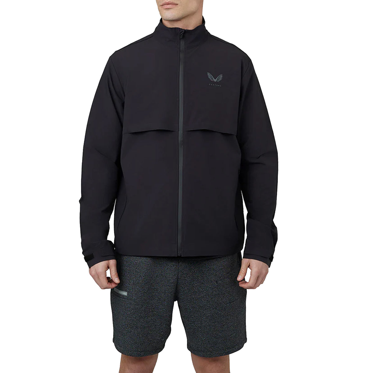 Castore Flyweight Water Resistant Golf Jacket - Black