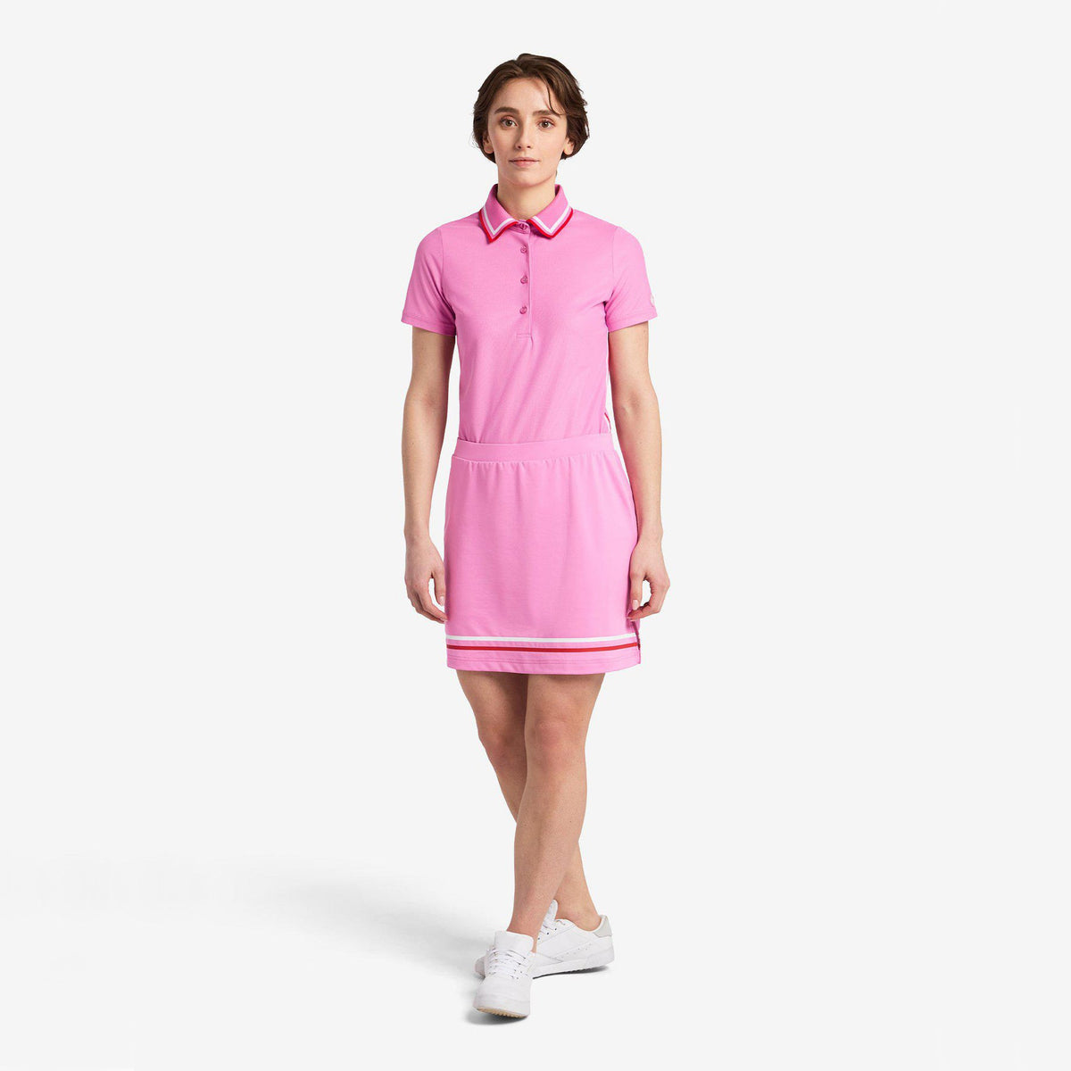 Cross Women's Performance Golf Polo - Fuchsia Pink