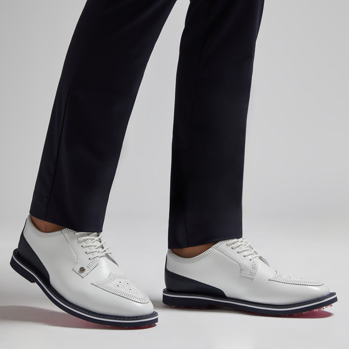 G/Fore Brogue Gallivanter Golf Shoes - Snow/Twilight