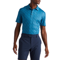 G/Fore Skull & T'S Tech Golf Polo Shirt - Petrol