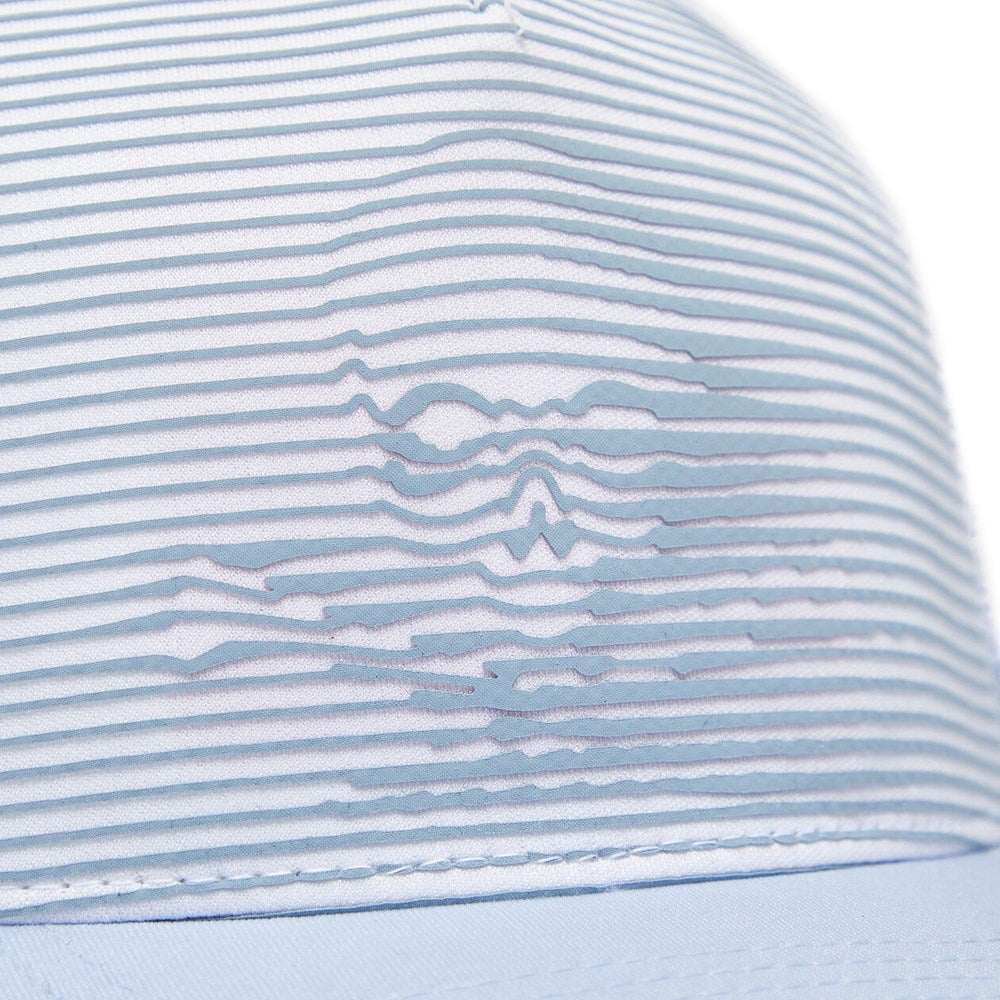 G/Fore Striped Skull Trucker Golf Hat - Drizzil