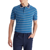 G/Fore Cinque Terre Rib Collar Pique Golf Shirt - Racer