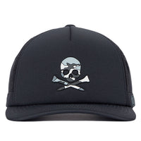 G/Fore Camo Skull & T'S Trucker Hat - Charcoal