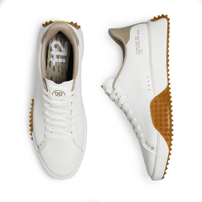 G/Fore G.112 Leather Golf Shoes - Dune/Gum