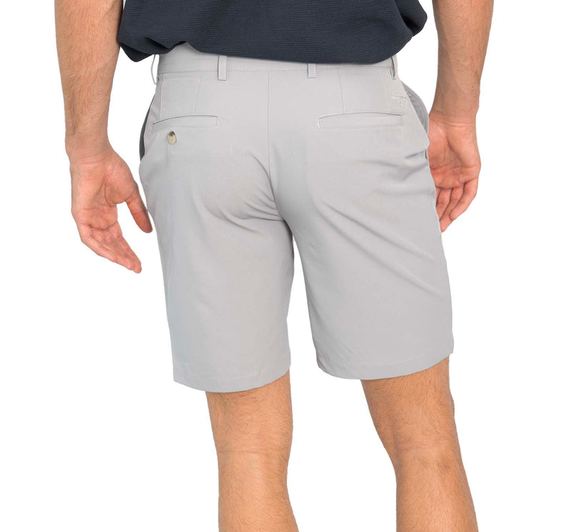 Glenmuir Jackson Lightweight Stretch Performance Golf Shorts - Light Grey