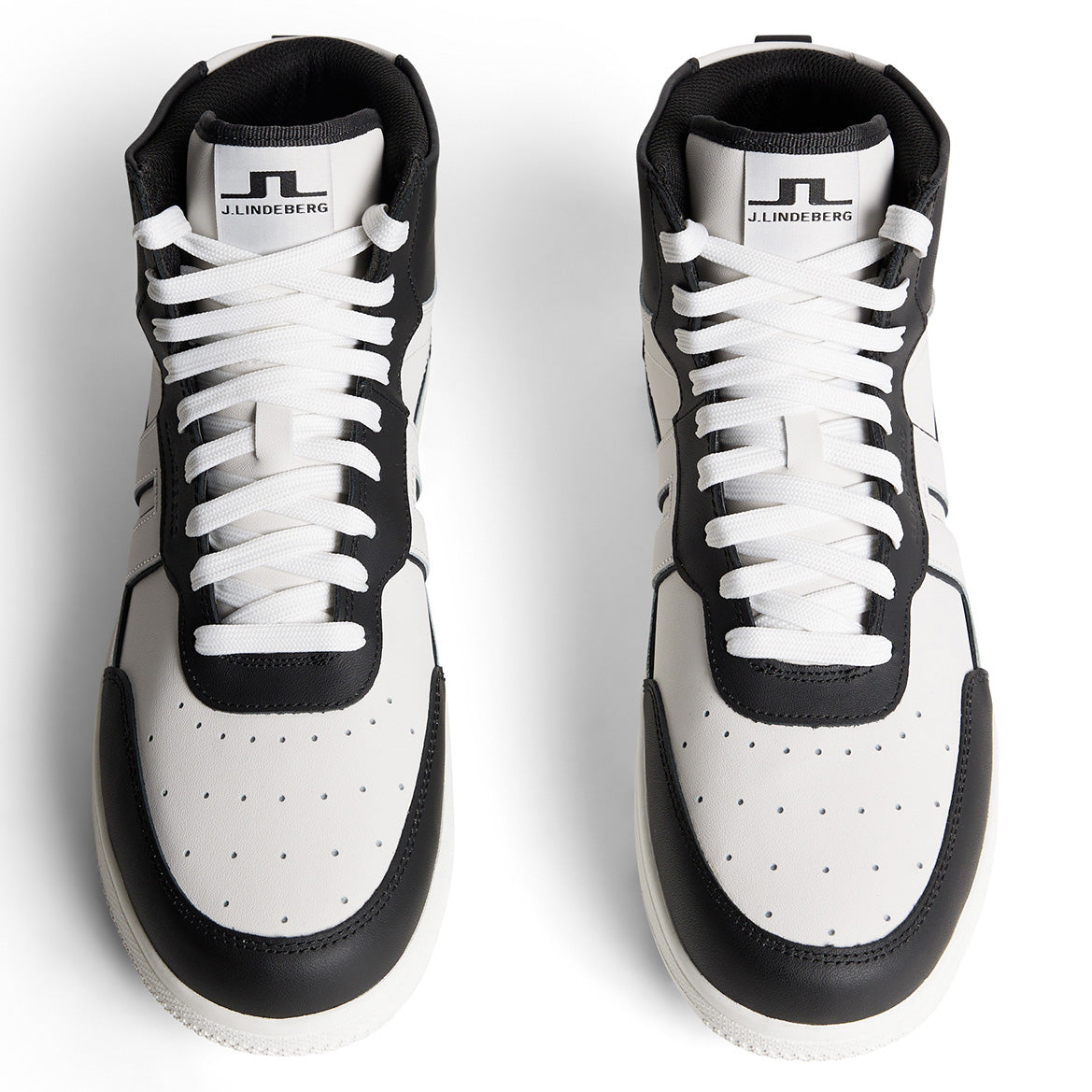 J.Lindeberg Ace High-Top Golf Sneaker - Black