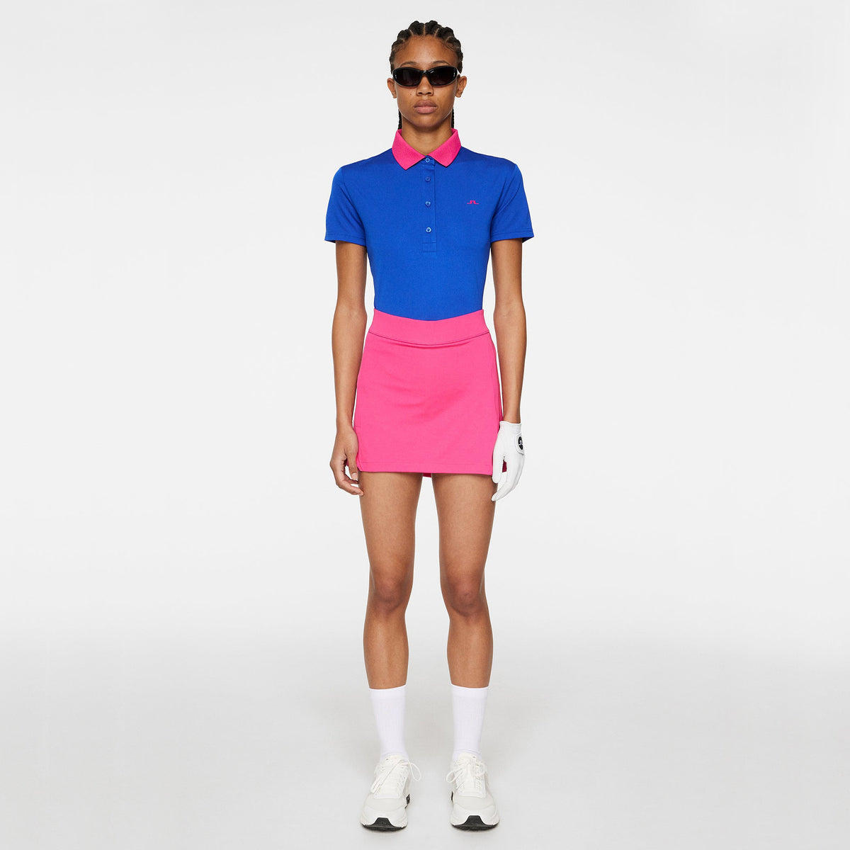 J.Lindeberg Women's Amelie Golf Skirt - Pink Peacock