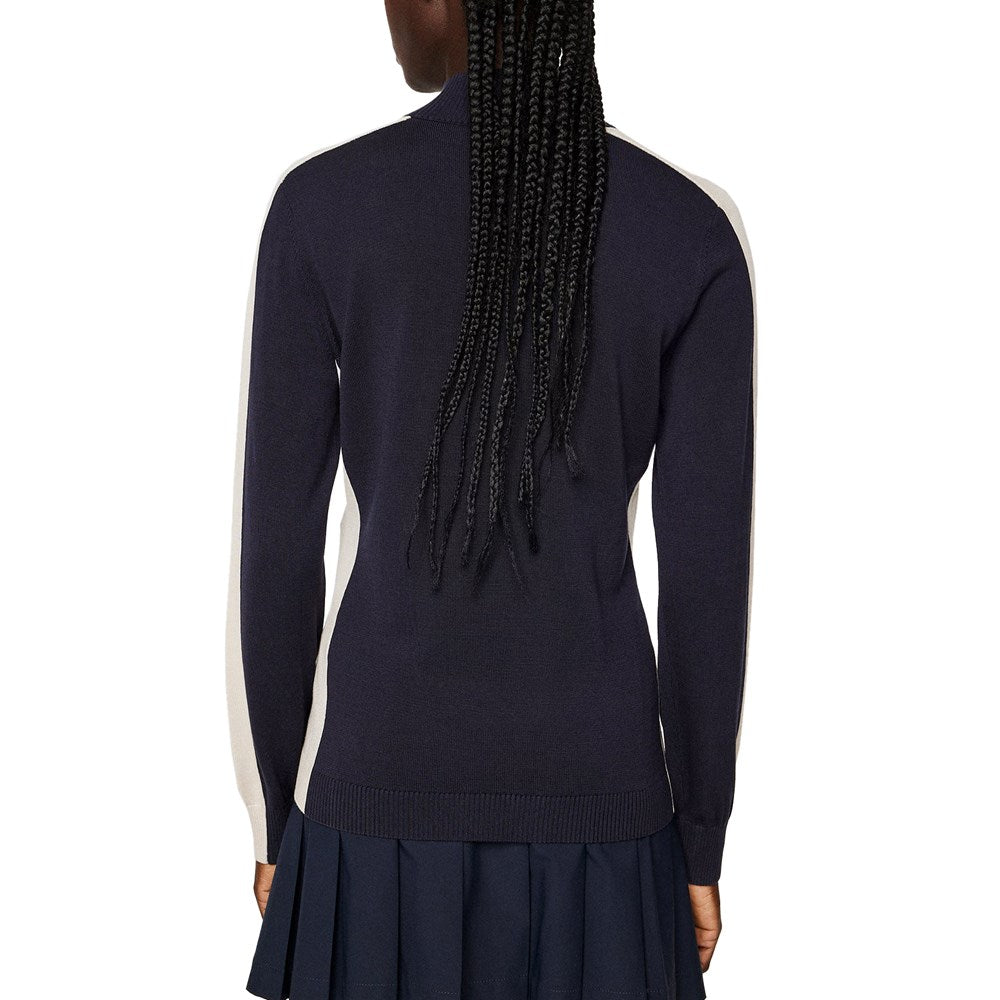 J.Lindeberg Women's Adia Knitted Golf Sweater - JL Navy