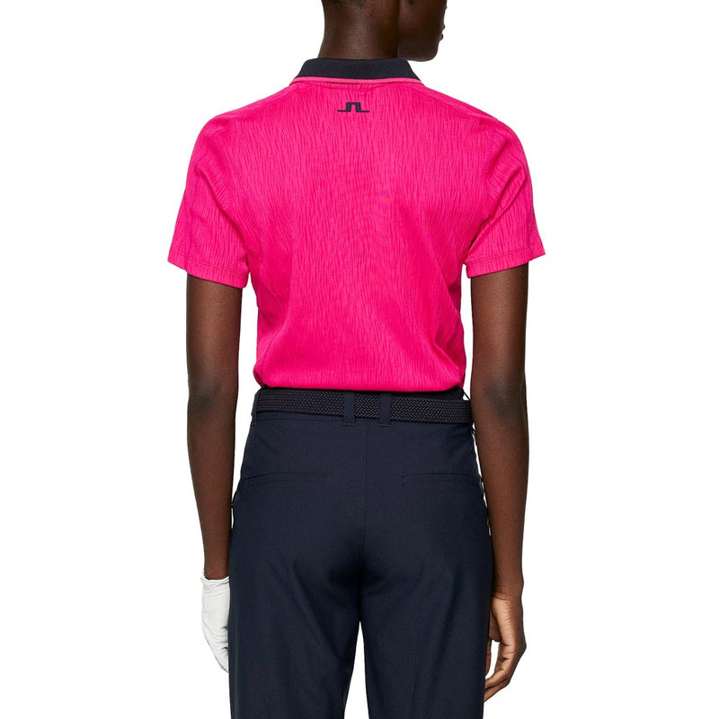 J.Lindeberg Women's Izara Golf Polo Shirt - Pink Peacock