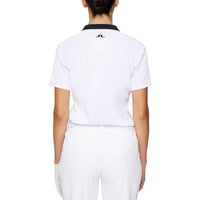 J.Lindeberg Women's Izara Golf Polo Shirt - White