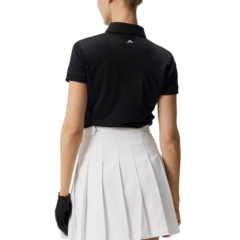 J.Lindeberg Women's Tour Tech Golf Polo Shirt - Black