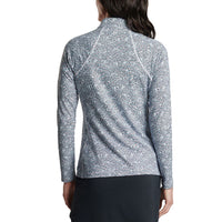 Peter Millar Women's Spot On Raglan-Sleeve Perth Golf Mid-Layer - Graphite