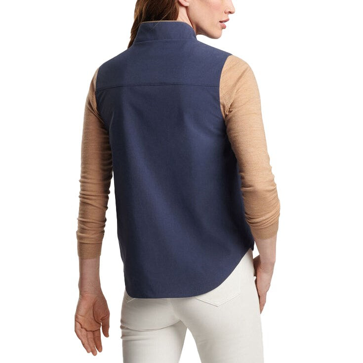 Peter Millar Women's Surge Full Zip Golf Vest - Navy