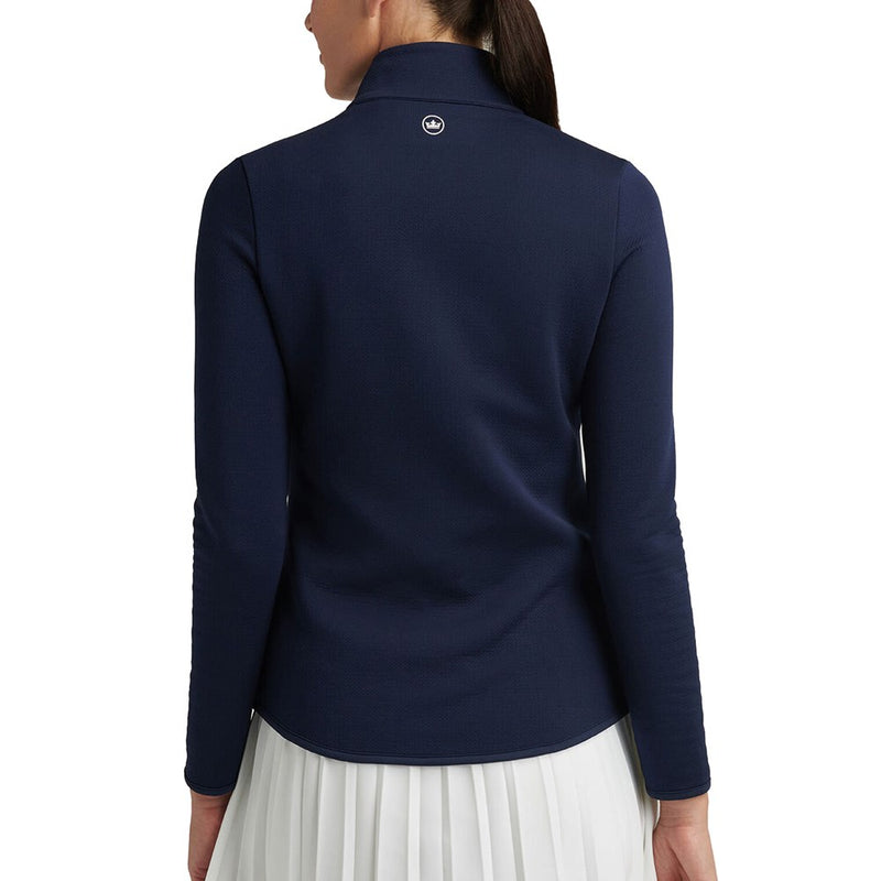 Peter Millar Women's Lumi-Knit Midweight Full-Zip Golf Midlayer - Navy