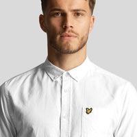 Lyle & Scott Regular Fit Lightweight Oxford Shirt - White