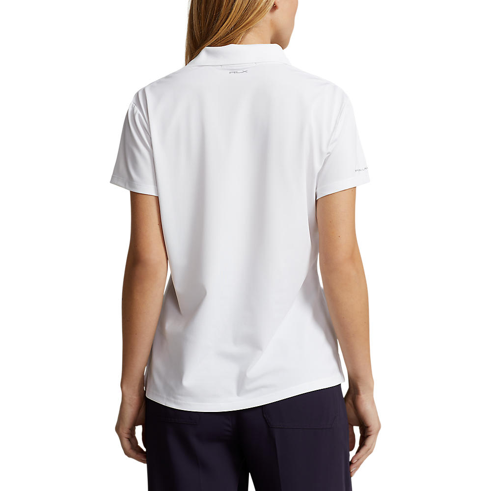 RLX Ralph Lauren Women's Tour Performance Golf Shirt - Pure White