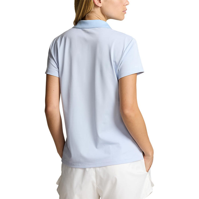 RLX Ralph Lauren Women's Tour Performance Golf Shirt - Oxford Blue