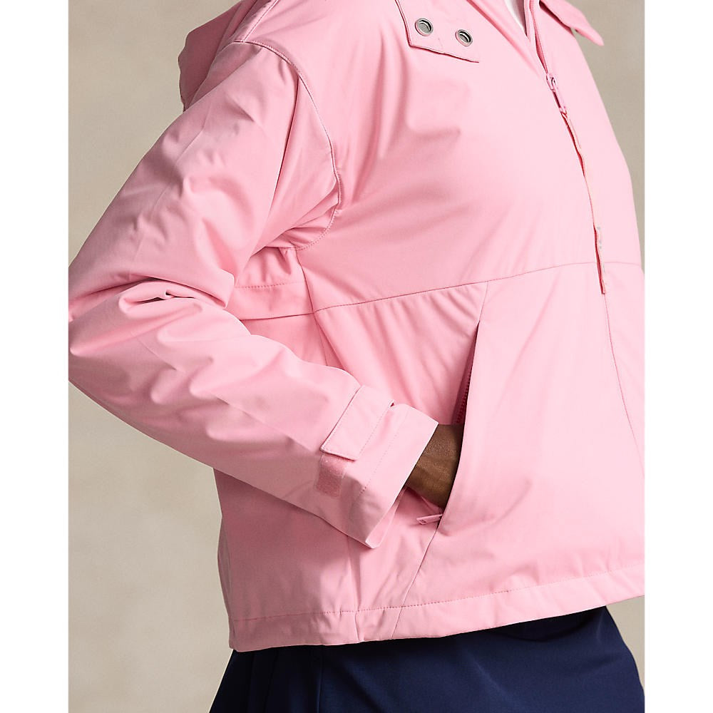 RLX Ralph Lauren Women's Water Repellent Hooded Jacket - Course Pink