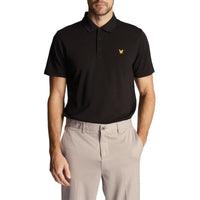 Lyle & Scott Golf Tech Polo Shirt - Jet Black