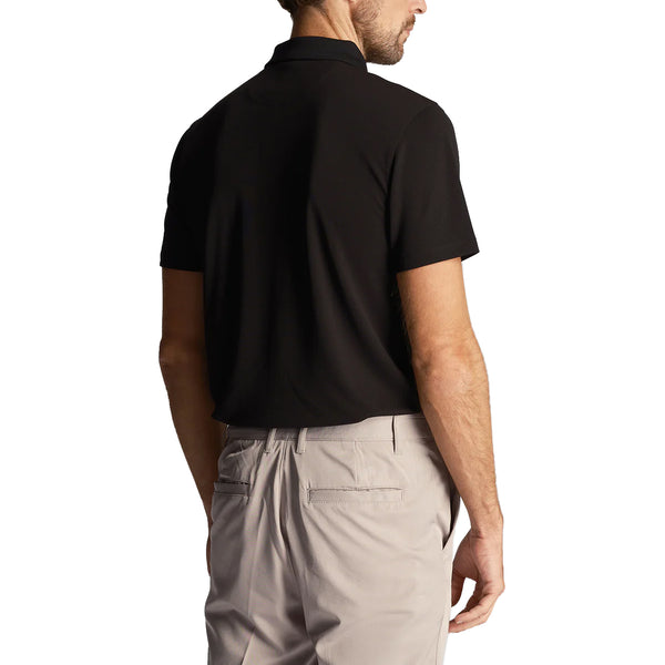 Lyle & Scott Golf Tech Polo Shirt - Jet Black