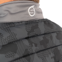 Sunderland Anton Padded Stretch Panel Performance Golf Gilet - Black Camo