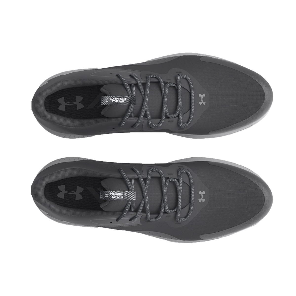 Under Armour Charged Draw 2 Spikeless Golf Shoes - Black/Mod Grey