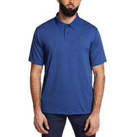 Under Armour Performance 3.0 Stripe Golf Polo Shirt - Tech Blue/Horizon Blue