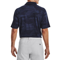 Under Armour Playoff 2.0 Jacquard Golf Polo Shirt - Midnight Navy