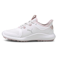 Puma Women's IGNITE FASTEN8 Golf Shoes - White/ Silver/ Pink