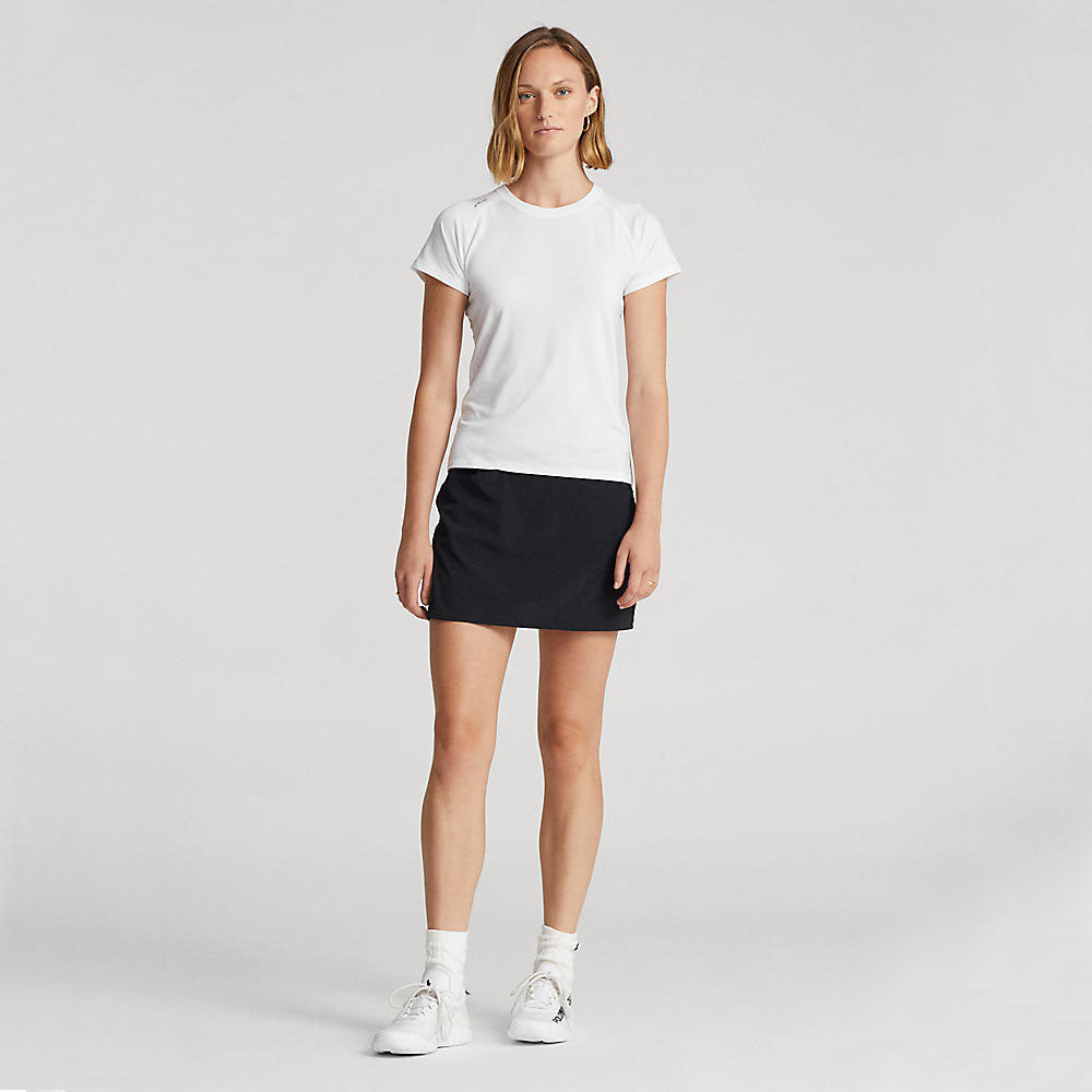 RLX Ralph Lauren Women's Stretch Crew Tee - Pure White