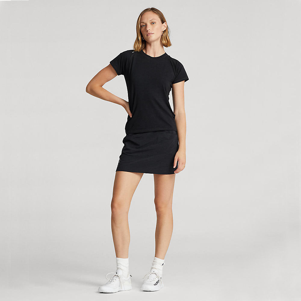 RLX Ralph Lauren Women's Stretch Crew Tee - Polo Black