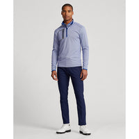 RLX Ralph Lauren Driver Luxury Jersey  Pullover - Navy Herringbone