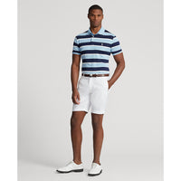 RLX Ralph Lauren Performance Pique Polo - Powder Blue Multi