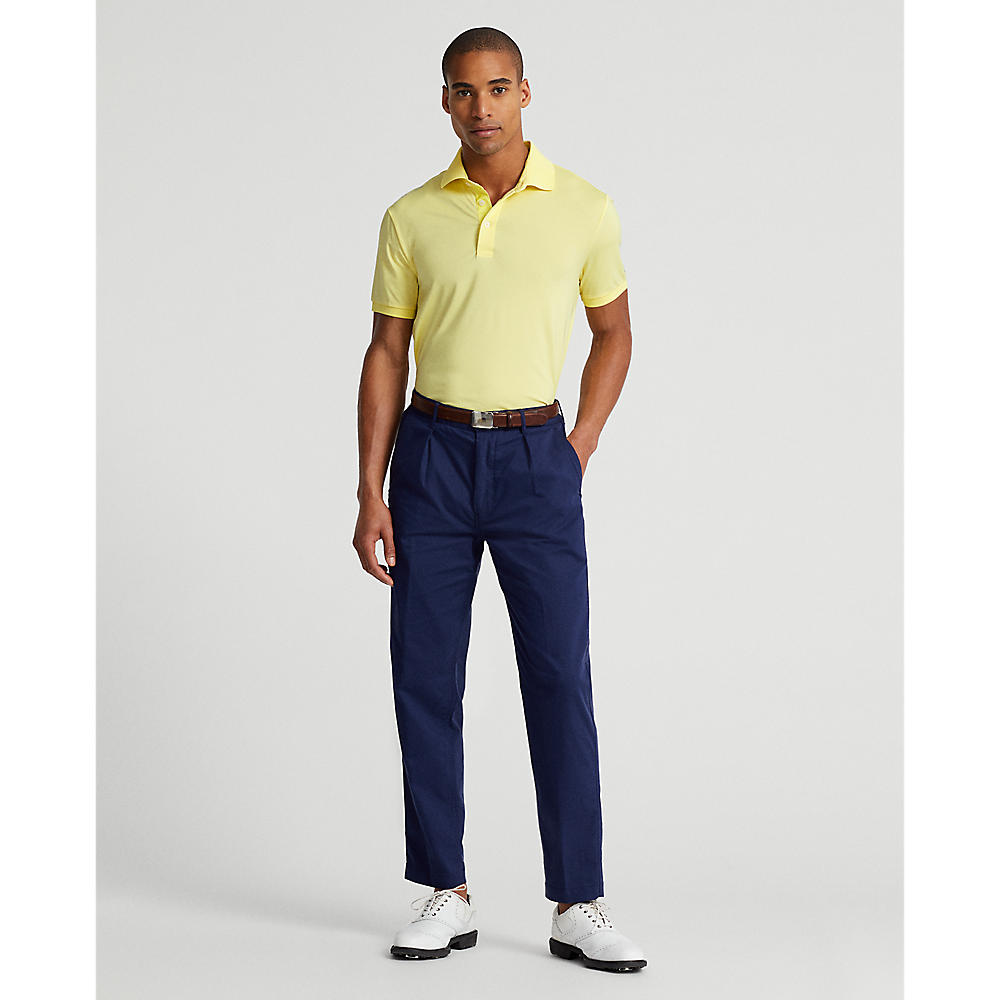 RLX Ralph Lauren Solid Airflow Performance Polo - Bristol Yellow