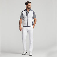 RLX Ralph Lauren Tech Terry Vest - White/Navy