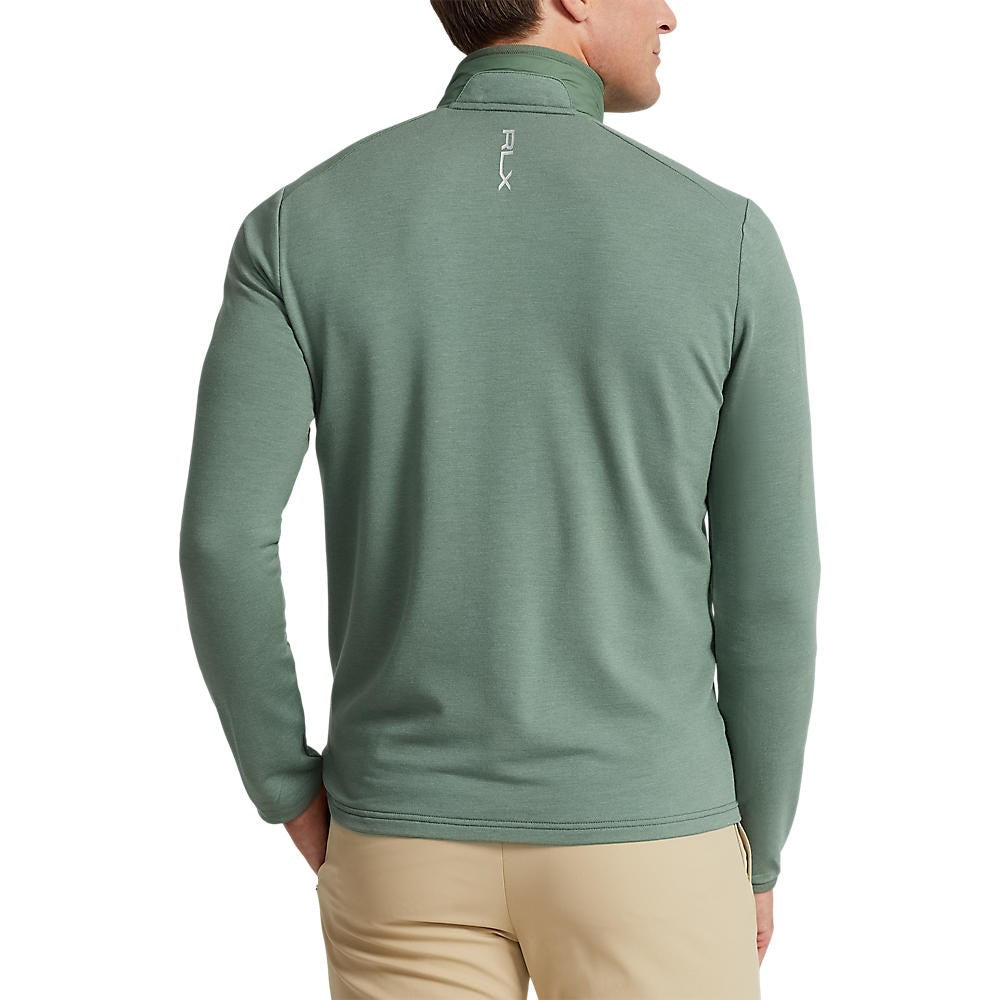 RLX Ralph Lauren Cool Wool Full Zip Jacket Fatigue