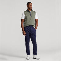 RLX Ralph Lauren Stretch Jersey 1/4 Zip Golf Vest - Fossil Green