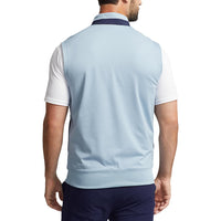 RLX Ralph Lauren Stretch Jersey 1/4 Zip Golf Vest - Vessel Blue