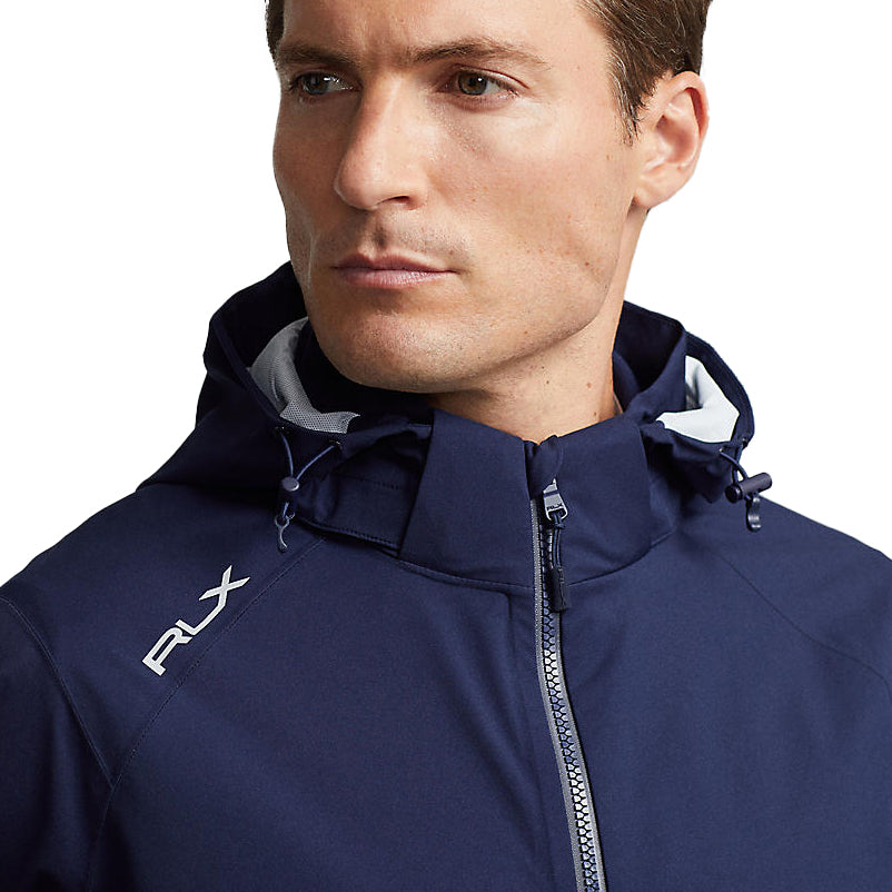 RLX Ralph Lauren Deluge Waterproof Golf Jacket - French Navy