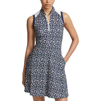 RLX Ralph Lauren Women's Sleeveless Zip Printed Airflow Golf Dress - Highlands Floral