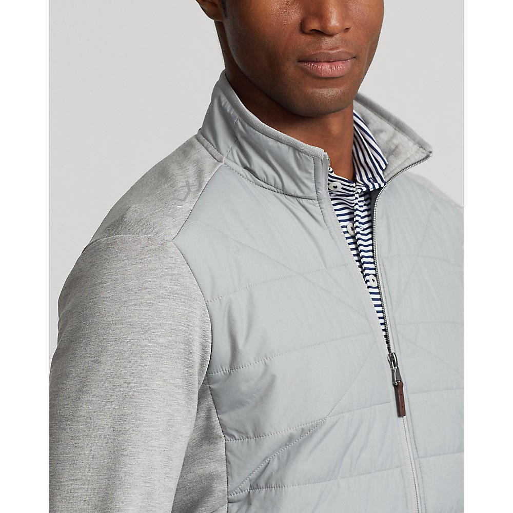 RLX Ralph Lauren Cool Wool Full Zip Jacket - Andover Heather