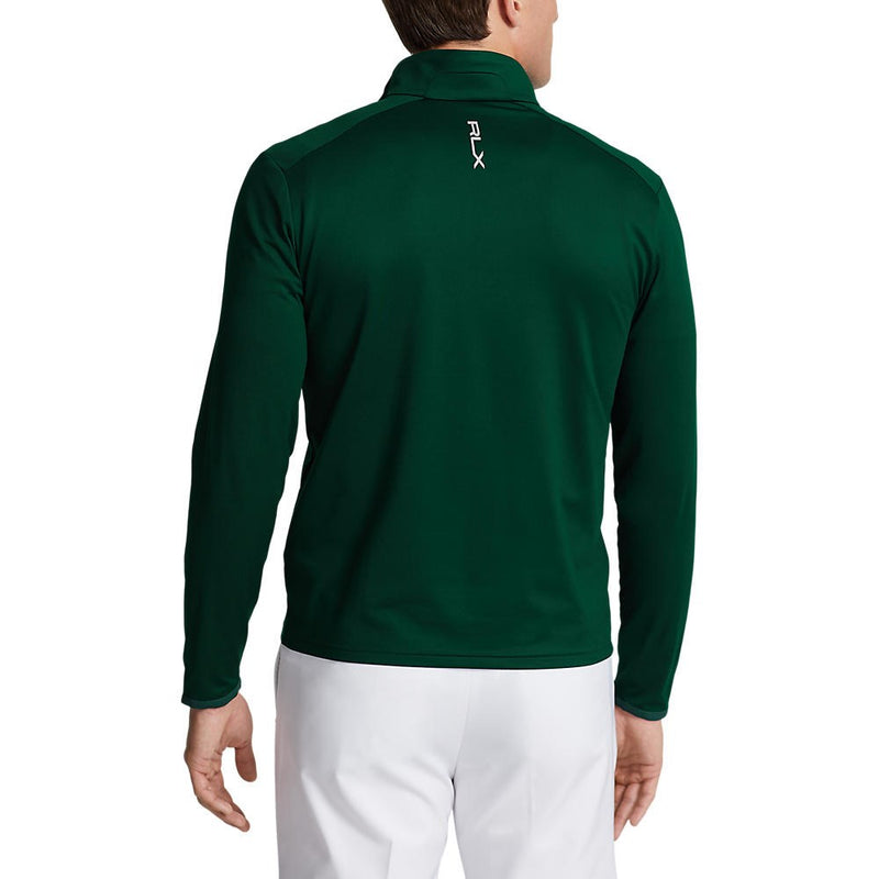 RLX Ralph Lauren Driver Luxury Jersey Golf Pullover - Hunt Club Green