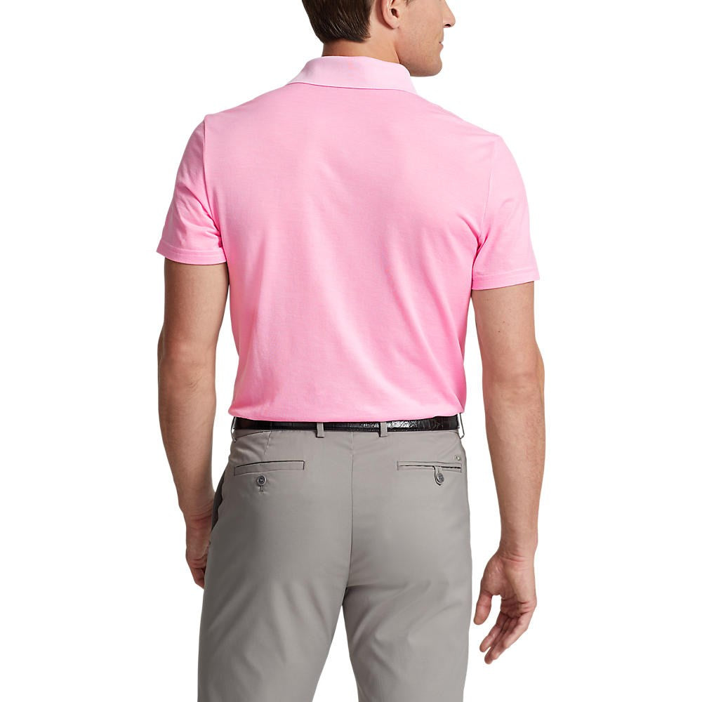 RLX Polo Performance Ralph Lauren Tour Pique Golf Polo Shirt - Pink Flamingo