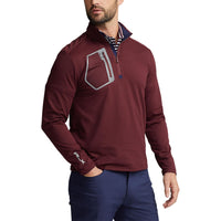 RLX Ralph Lauren Driver Luxury Jersey Pullover - Harvard Wine