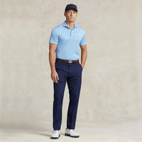 RLX Ralph Lauren Jacquard Performance Shirt - Blue Lagoon Classic Houndstooth